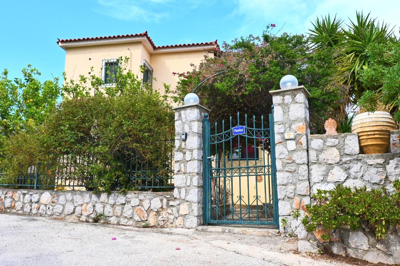 Pavlos' Cottage With Beach View Корфос Экстерьер фото